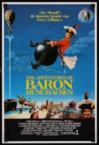 7b472 ADVENTURES OF BARON MUNCHAUSEN Belgian '88 directed by Terry Gilliam, John Neville!