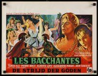 7b476 BACCHANTES Belgian '61 art of pretty Taina Elg, dancing girls & soldiers fighting!