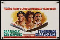 7b481 BLOOD BROTHERS Belgian '74 I Guappi, art of Franco Nero, Claudia Cardinale & Testi!