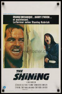 7b587 SHINING Belgian '80 Stephen King & Stanley Kubrick horror masterpiece, crazy Jack Nicholson!