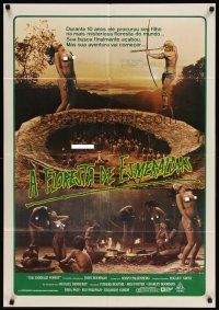7b016 EMERALD FOREST Brazilian '85 directed by John Boorman, Powers Boothe, based on a true story!