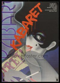 7b252 CABARET Czech 23x33 1989 Liza Minnelli sings & dances in Nazi Germany, directed by Bob Fosse!