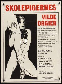 7b352 SKOLEPIGERNES Danish '70s cool art of sexy nude women!