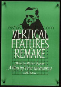 7b042 VERTICAL FEATURES REMAKE English double crown '78 photo of director Peter Greenaway!