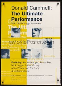 7b036 DONALD CAMMELL THE ULTIMATE PERFORMANCE English 23x33 '98 sex, death & magic!