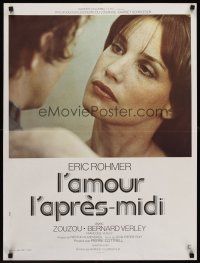 7b635 CHLOE IN THE AFTERNOON French 23x32 '72 directed by Eric Rohmer, super close up of Zouzou!