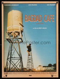 7b697 BAGDAD CAFE French 15x21 '87 Percy Adlon, Marianne Sagebrecht, Jack Palance, bizarre image!
