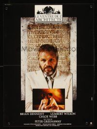 7b702 BELLY OF AN ARCHITECT French 15x21 '87 Peter Greenaway, Brian Dennehy!
