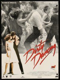 7b731 DIRTY DANCING French 15x21 '87 classic images of Patrick Swayze & Jennifer Grey dancing!