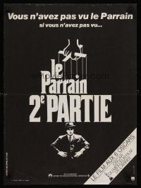 7b746 GODFATHER PART II French 15x21 '75 Al Pacino in Francis Ford Coppola classic crime sequel!