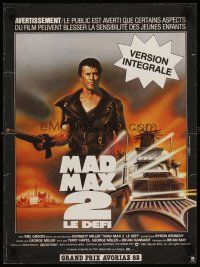 7b771 MAD MAX 2: THE ROAD WARRIOR French 15x21 R83 different art of Mel Gibson returning as Mad Max!
