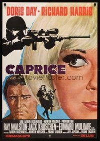 7b388 CAPRICE German '67 pretty Doris Day, Richard Harris, cool sniper art!