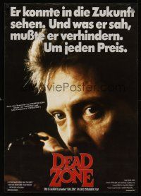 7b396 DEAD ZONE German '84 Cronenberg & King, Christopher Walken has the power to see the future!