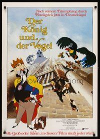 7b422 KING & THE MOCKING BIRD German '80 Paul Grimault' Le Roi et l'oiseau, cool cartoon!