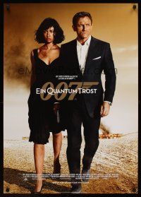 7b443 QUANTUM OF SOLACE DS German '08 Daniel Craig as James Bond + sexy Kurylenko!