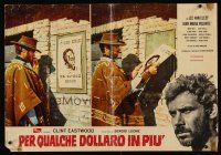 7b085 FOR A FEW DOLLARS MORE Italian photobusta '67 Leone, Clint Eastwood, Gian Maria Volonte!