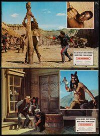 7b100 REVENGERS 5 ItalEng photobustas '72 cowboys William Holden, Ernest Borgnine & Woody Strode!