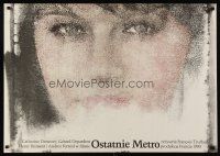 7b139 LAST METRO Polish 27x38 '83 Catherine Deneuve, Gerard Depardieu, Francois Truffaut!