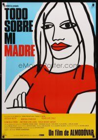 7b180 ALL ABOUT MY MOTHER Spanish '99 Pedro Almodovar's Todo Sobre Mi Madre, cool art by Marine!