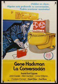 7b195 CONVERSATION Spanish '74 Gene Hackman is invader of privacy, Francis Ford Coppola directed!