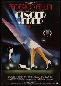 7b205 GINGER & FRED Spanish '86 directed by Fellini, Marcello Mastroianni, Giulietta Masina!