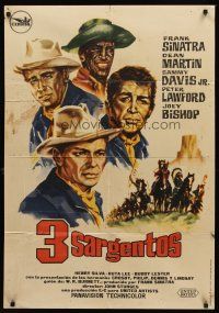 7b232 SERGEANTS 3 Spanish '62 John Sturges, Frank Sinatra, Rat Pack parody of Gunga Din!