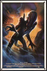 7c014 ALIEN Kilian style A 1sh R94 Ridley Scott outer space sci-fi monster classic, Alvin art!