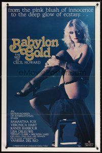 7c027 BABYLON GOLD 1sh '83 sexy Samantha Fox, Veronica Hart, Vanessa del Rio!