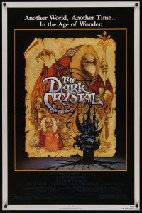 7c130 DARK CRYSTAL 1sh '82 Jim Henson & Frank Oz, Richard Amsel fantasy art!