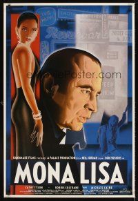 7c422 MONA LISA English 1sh '86 Neil Jordan, art of Bob Hoskins & Cathy Tyson by Lucinda Cowell!