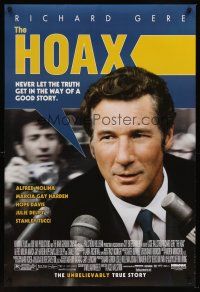 7c264 HOAX DS 1sh '07 never let the truth get in the way of a good story, close-up of Richard Gere!