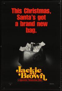 7c312 JACKIE BROWN teaser 1sh '97 Quentin Tarantino, Santa's got a brand new bag!