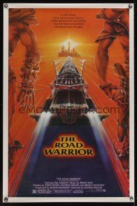 7c380 MAD MAX 2: THE ROAD WARRIOR 1sh '81 Mel Gibson returns as Mad Max, art by Commander!