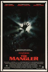 7c397 MANGLER 1sh '95 Stephen King, Tobe Hooper, wild image of killer machine!
