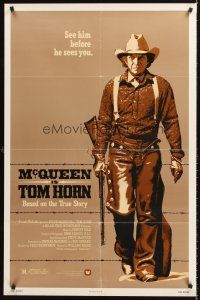 7c648 TOM HORN 1sh '80 they couldn't bring enough men to bring Steve McQueen down!