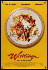 7c681 WAITING... DS 1sh '05 Ryan Reynolds, great image of disgusting nachos!