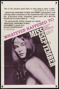 7c693 WHATEVER HAPPENED TO MISS SEPTEMBER 1sh '74 sexy image of Tina Russell, x-rated!