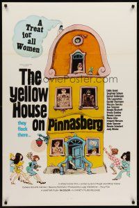 7c717 YELLOW HOUSE ON PINNASBERG 1sh '70 Das gelb Haus am Pinnasberg, phallic Hohmann art!