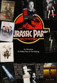 7d045 LOT OF 46 UNFOLDED DOUBLE-SIDED ONE-SHEETS '91 - '97 Jurassic Park, Eastwood & more!