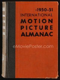 7d152 1950-51 INTERNATIONAL MOTION PICTURE ALMANAC hardcover book '51 loaded with information!