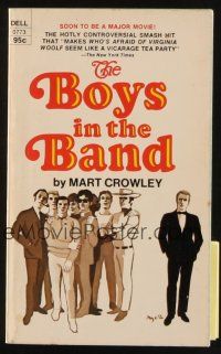 7d223 BOYS IN THE BAND first edition paperback book '69 written by Mart Crowley!