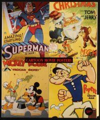 7d187 CARTOON MOVIE POSTERS softcover book '95 loaded with wonderful full-color images!