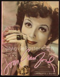 7d191 COMPLETE FILMS OF JOAN CRAWFORD first edition softcover book '88 an illustrated biography!