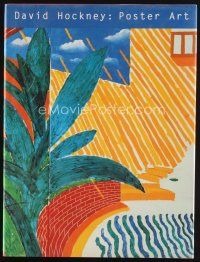 7d159 DAVID HOCKNEY: POSTER ART first edition hardcover book '95 also opera sets, etchings & more!