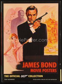 7d202 JAMES BOND MOVIE POSTERS first edition softcover book '01 cool images from all countries!