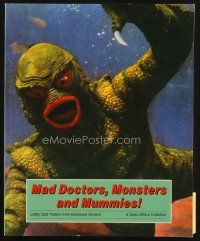 7d205 MAD DOCTORS, MONSTERS & MUMMIES first edition softcover book '91 full-color full-page LCs!