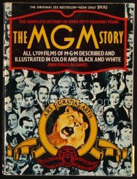 7d206 MGM STORY: THE COMPLETE HISTORY OF FIFTY ROARING YEARS softcover book '76 cool!