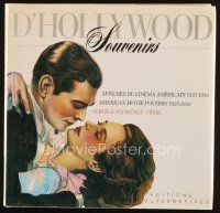 7d176 SOUVENIRS D'HOLLYWOOD first edition French hardcover book '86 American movie posters 1925-50!