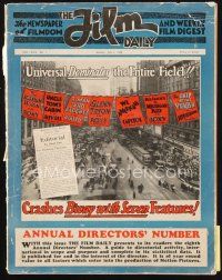 7d059 FILM DAILY annual directors' number magazine July 1, 1928 images of all leading directors!