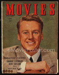 7d126 MODERN MOVIES magazine June 1946 smiling portrait of Van Johnson starring in Easy to Wed!